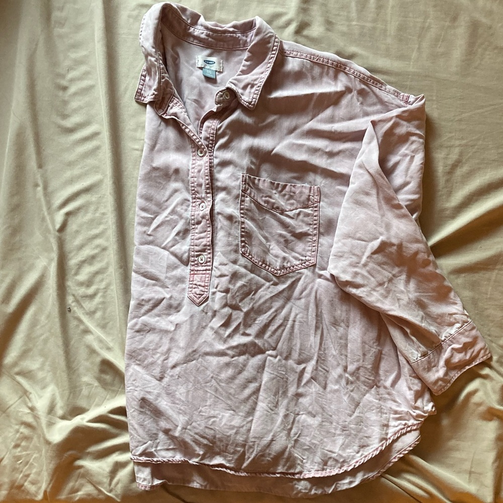 Khaki button down